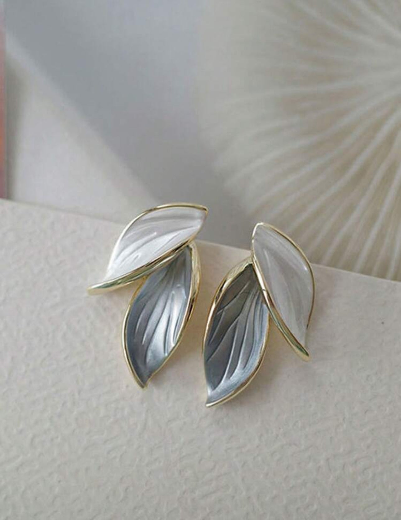 Leaf Stud Earrings