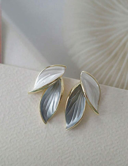 Leaf Stud Earrings
