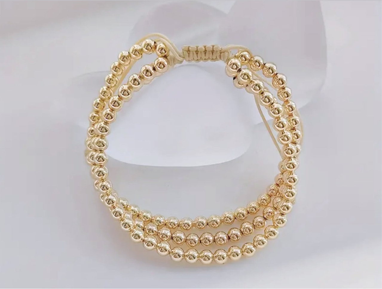 Pulsera bañada en oro de 18 quilates